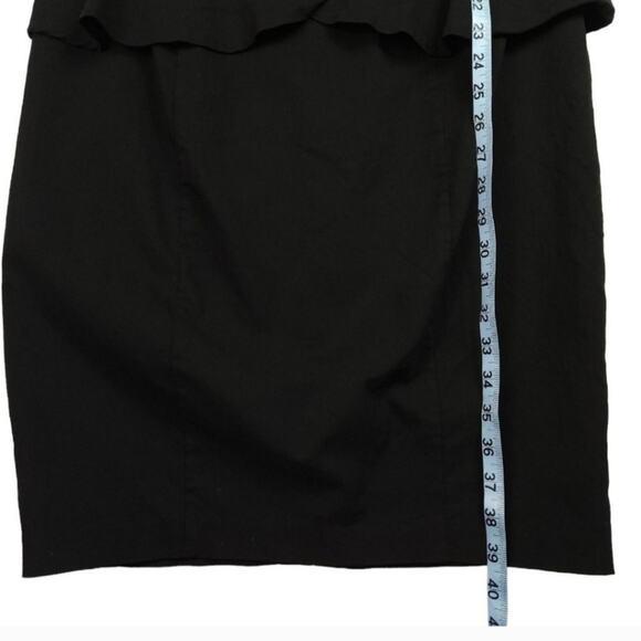 Torrid Black Peplum Babydoll Bodycon Cut Out Back‎ Career Party Dress Plus Sz 20 - Picture 6 of 9